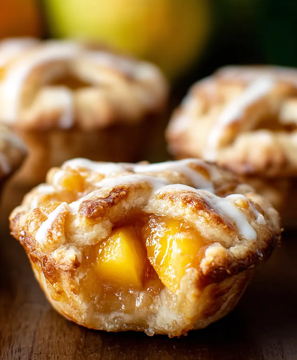 Delicious Mini Peach Pies-Easy Summer Dessert
