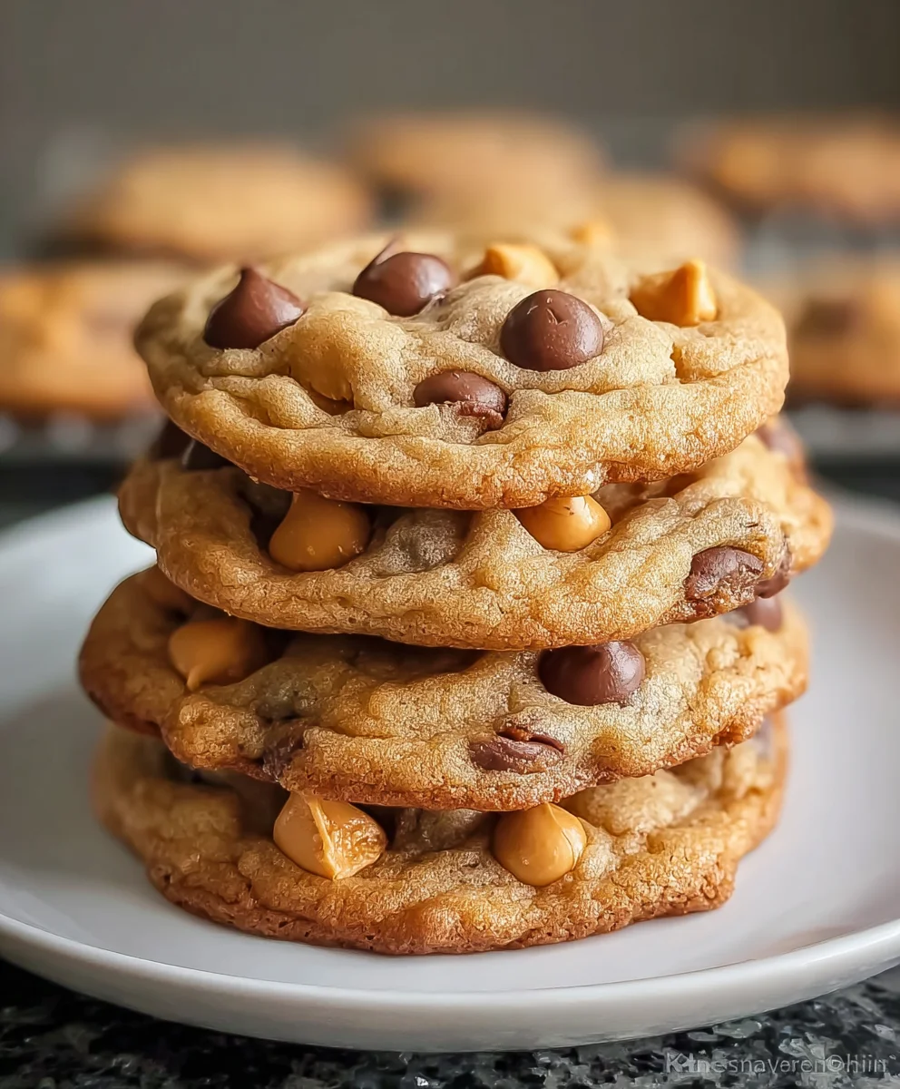 Gooey Chocolate Chip Butterscotch Cookies Recipe