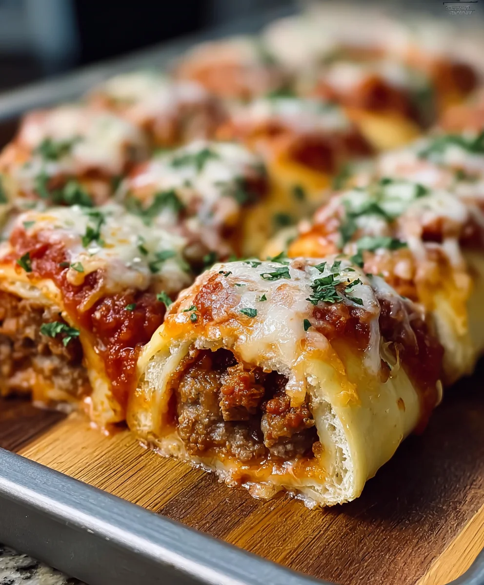 Easy Beef Meatball Roll-Ups-Quick Appetizer Recipe