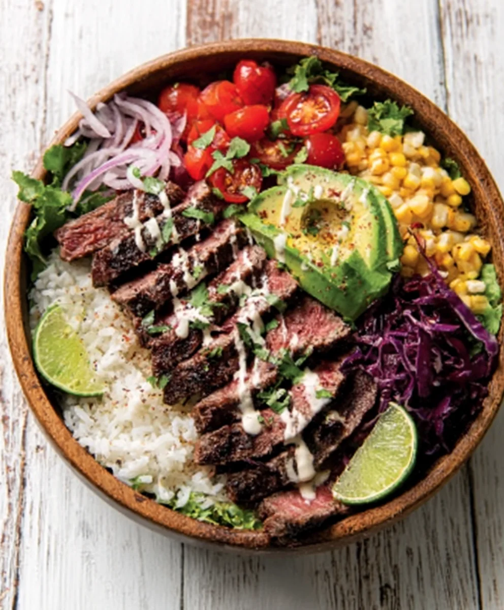 Cilantro Lime Beef Bowls