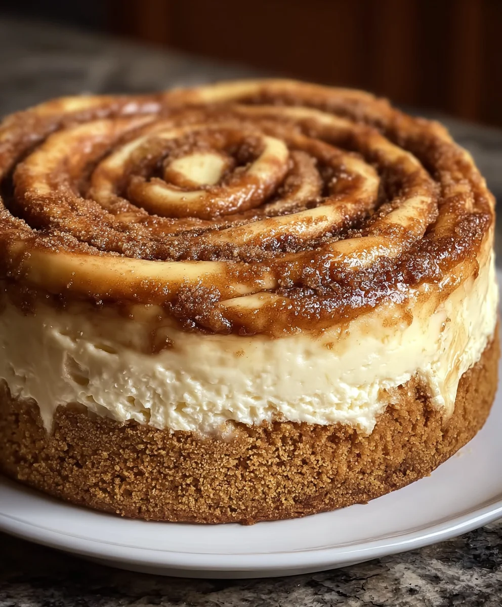 Cinnamon Roll Honeybun Cheesecake Divine Dessert