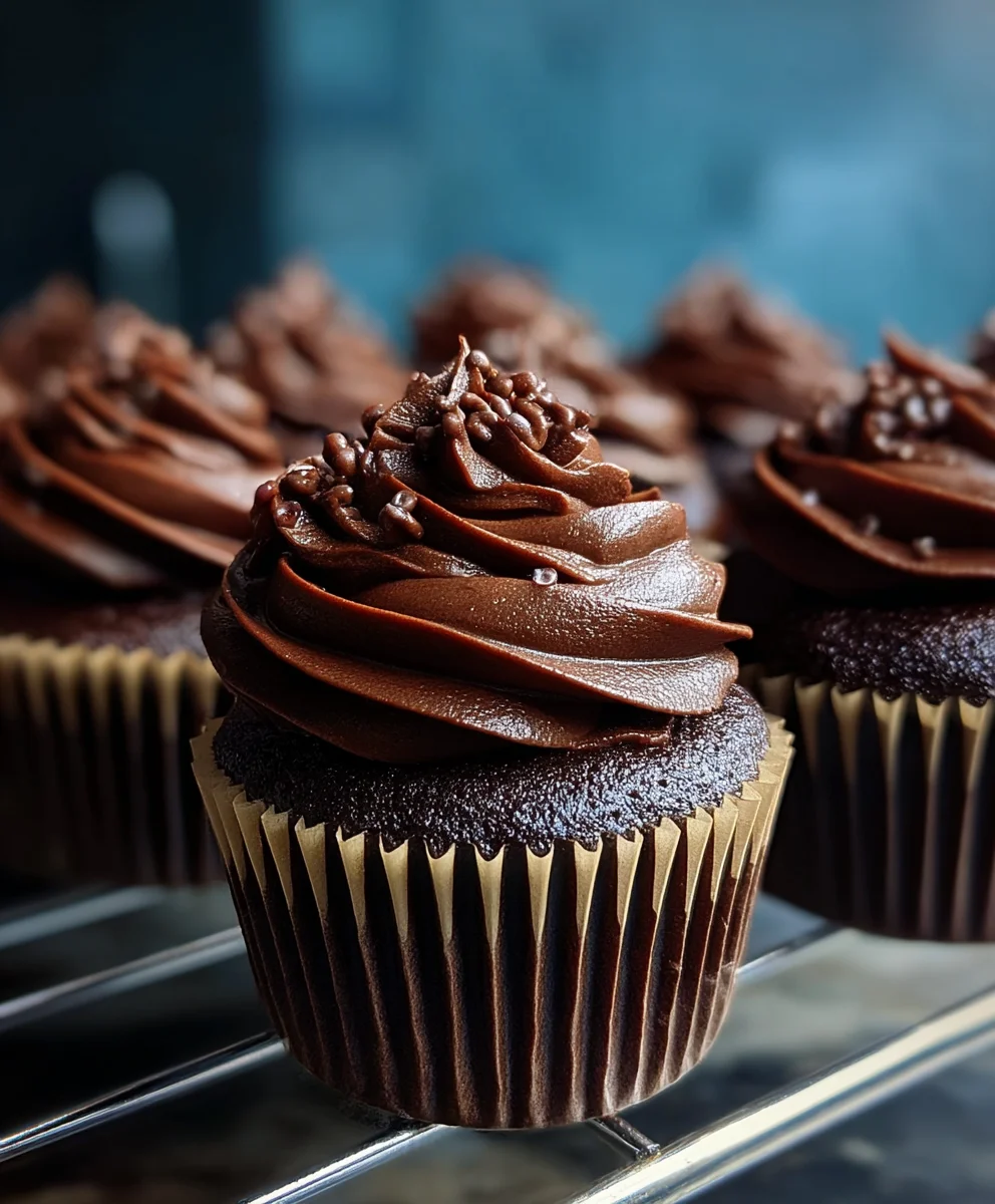Decadent Chocolate Fudge Cupcakes-Irresistible Treat