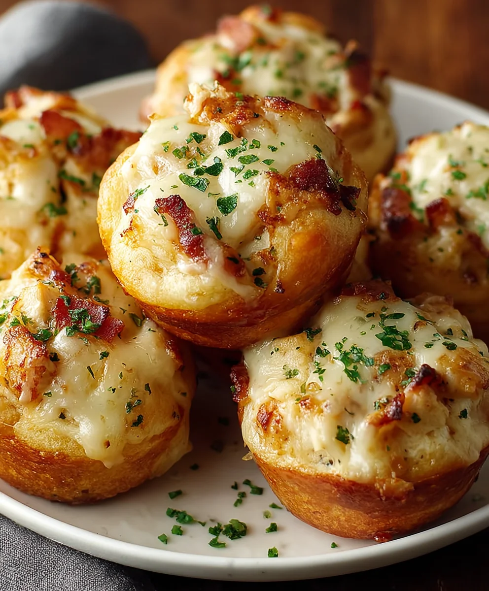 Chicken Alfredo Crazy Puffs - Little Caesars Copycat