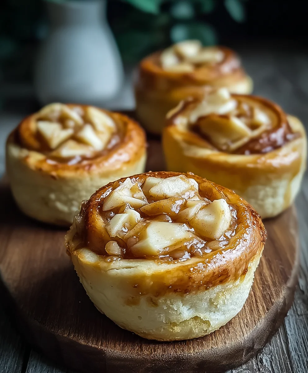 Apple Cream Cheese Buns - Easy Sweet Treat
