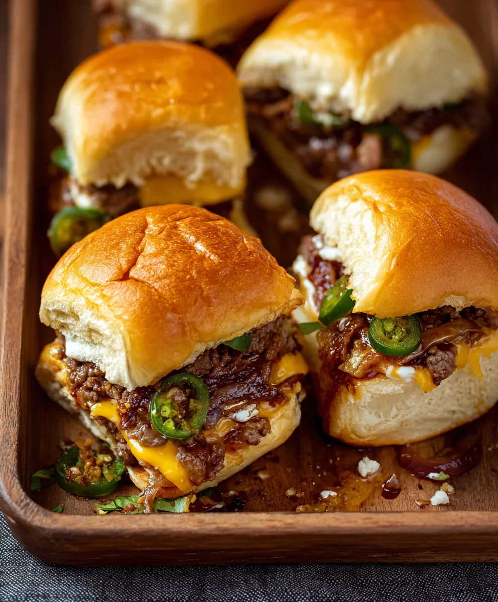 Easy Beef Cowboy Sliders