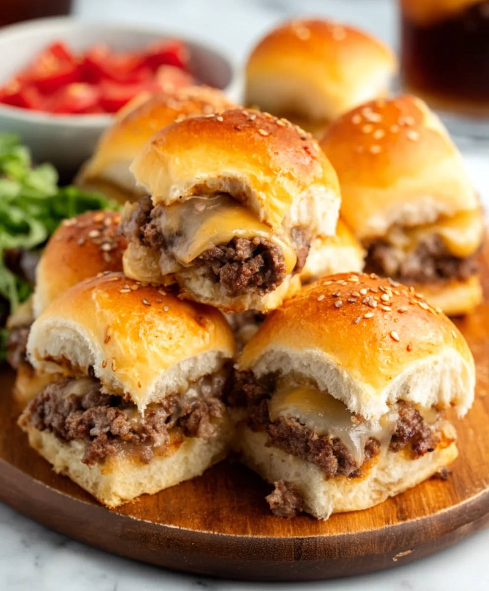 Hawaiian Roll Cheeseburger Sliders - Easy Weeknight Meal