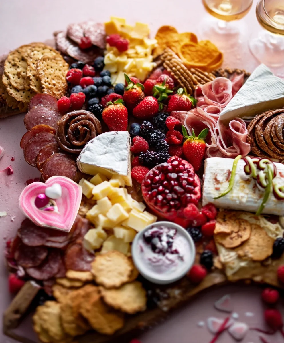 Vnon-alcoholic alentine's Day Non-Non-Non-Alcoholic Alternativeic Charcuterie Board Ideas