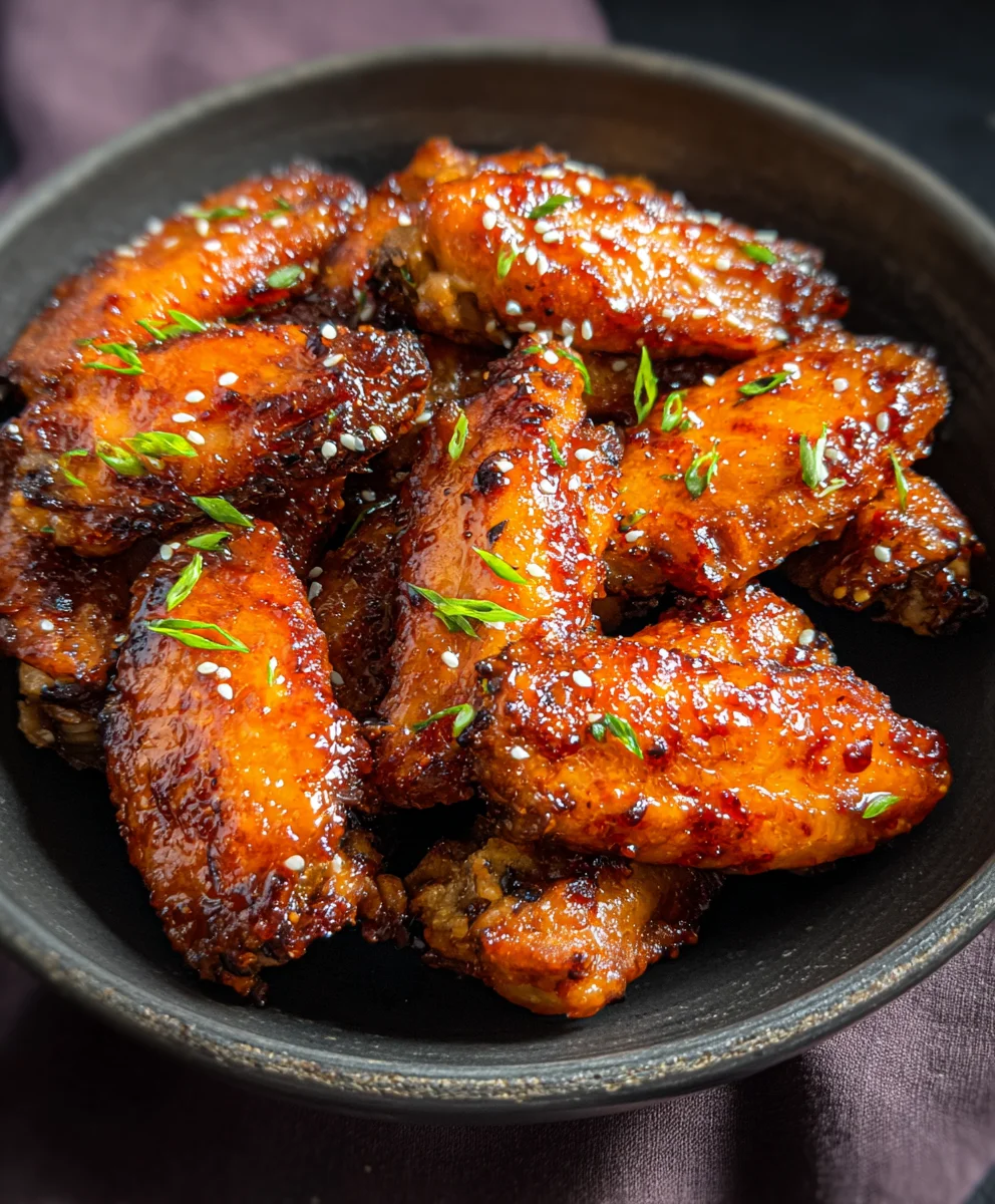 Sweet & Savory Honey Garlic Chicken Wings Recipe