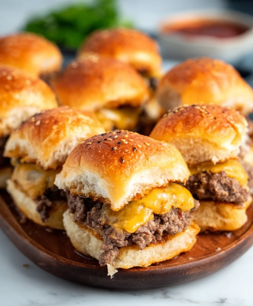 Hawaiian Roll Cheeseburger Sliders - Easy Weeknight Meal