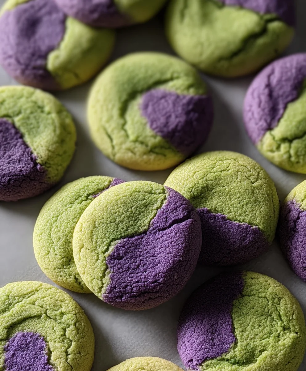 Matcha Ube Cookies - Deliciously Unique Purple Treats