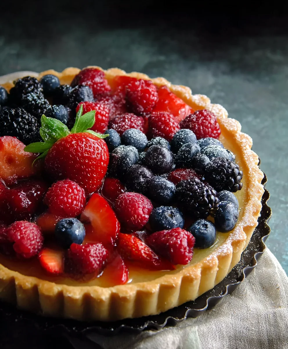 Easy Fruit Tart Recipe - Fresh & Delicious Dessert
