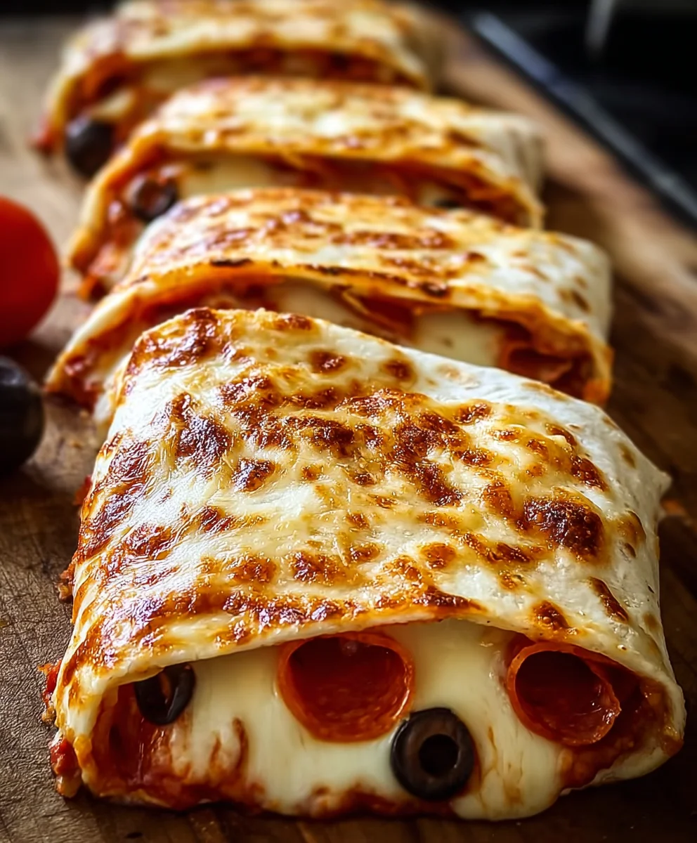 Easy Baked Pizza Wraps-Quick & Delicious Family Meal