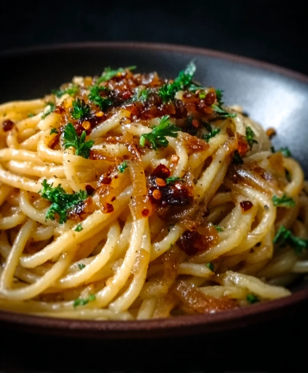 Caramelized Onion Pasta Chili Oil - Sweet Spicy Bomb