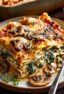 Mushroom And Spinach Lasagna Recipe