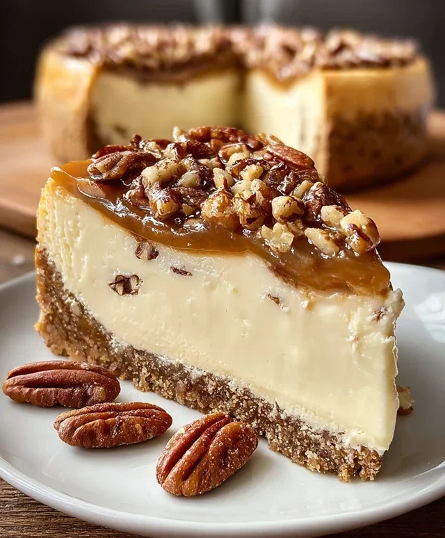 Butter Pecan Cheesecake