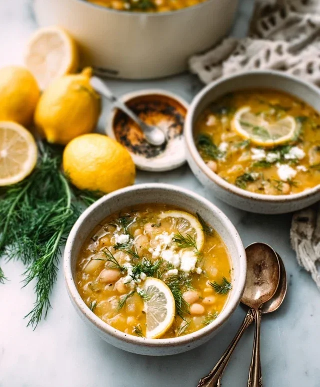 Lemon-Dill White Bean & Potato Soup