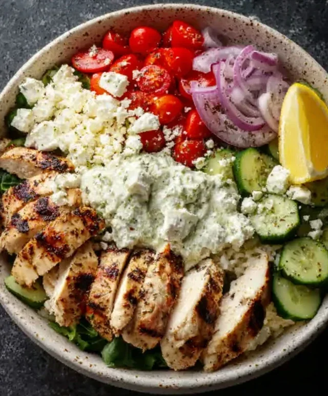 Greek Chicken Bowls