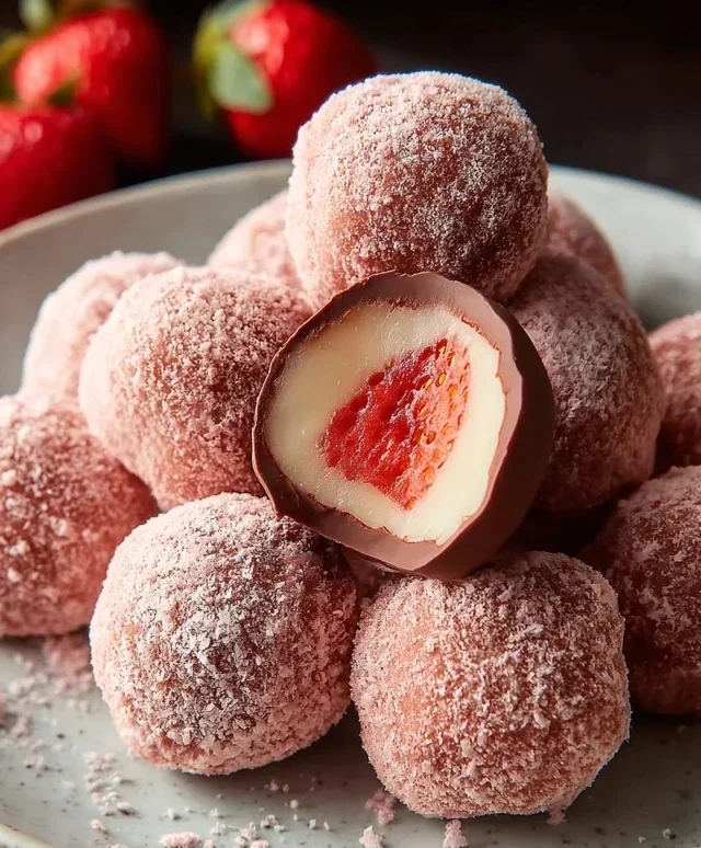 Strawberry Truffles