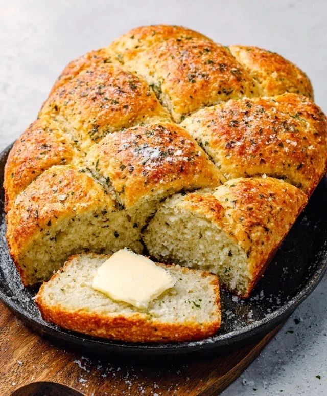 Garlic Butter Keto Bread