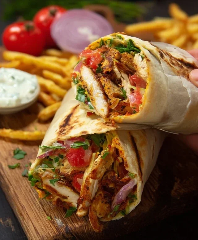 Chicken Shawarma Wrap