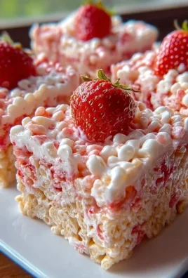 Strawberry Crunch Rice Krispie Treats