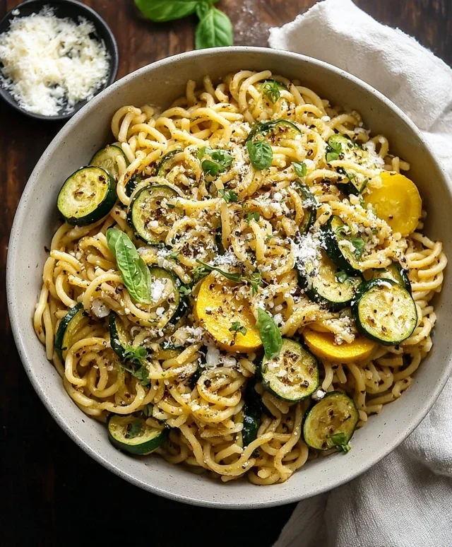 Summer Squash Pasta Skillet