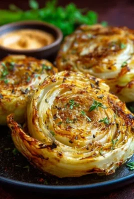 Oven Roasted Garlic Cabbage Steaks