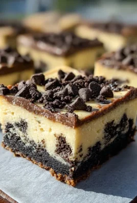 Chocolate Chip Oreo Cheesecake Bars
