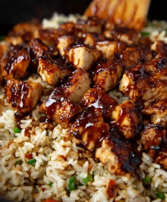 One-Pan Bold Honey BBQ Chicken Rice