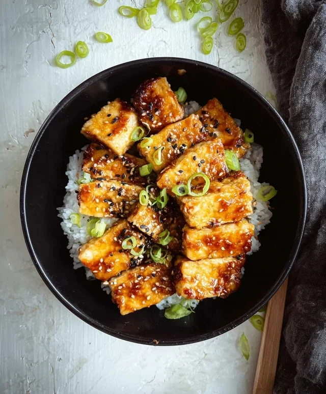 Honey Garlic Tofu