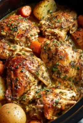 Garlic Butter Chicken Crockpot Recipe: 6-Hour Magic for Tender Bliss