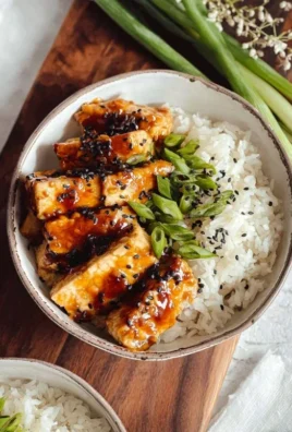 Honey Garlic Tofu