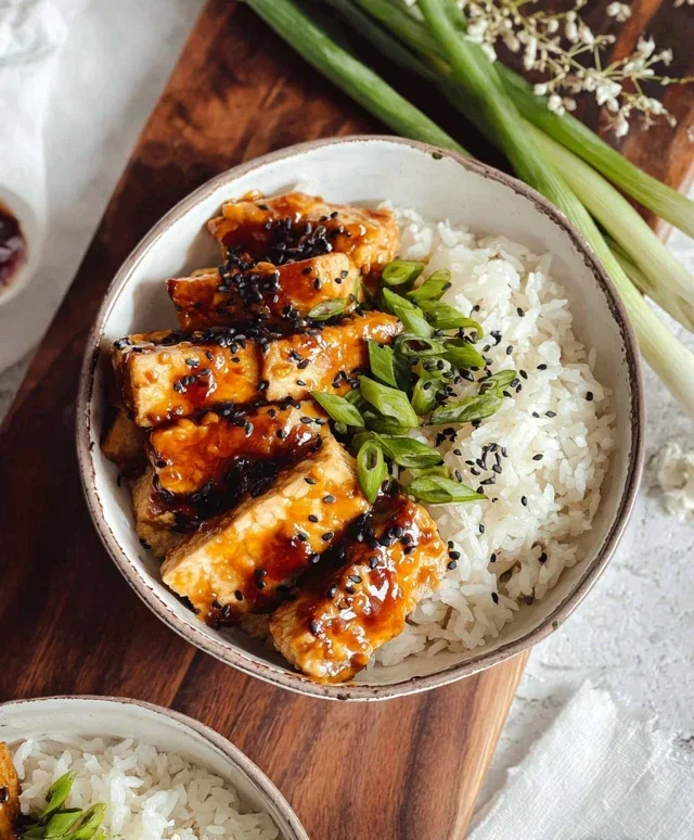 Honey Garlic Tofu