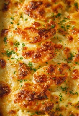 Roasted Garlic Potatoes au Gratin