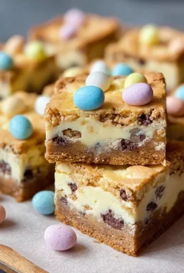 Mini Egg Cheesecake Cookie Bars