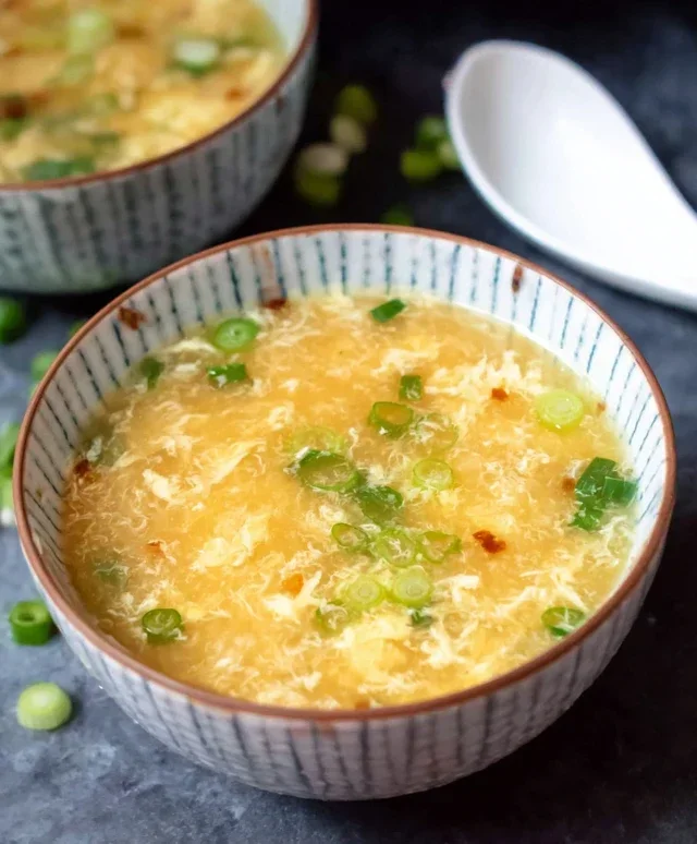 Homemade Egg Drop Soup (Keto & Gluten Free)