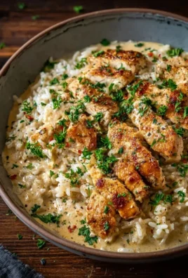 High Protein Creamy Cajun Chicken Rice