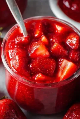 Fresh Strawberry Sauce (Strawberry Topping)