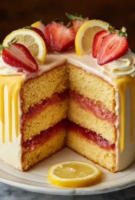 Strawberry Lemonade Cake