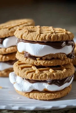 Peanut Butter S'mores Sandwich Cookies