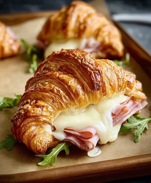 Turkey & Beef Beef Ham Croissant Melts