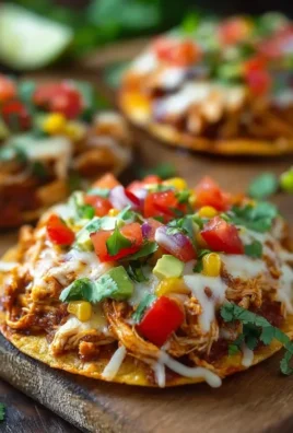 Mexican Rotisserie Chicken Tostadas