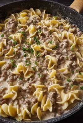 Ground Beef Stroganoff