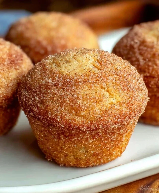 Keto Muffins- Classic Cinnamon "Sugar" Donut Style