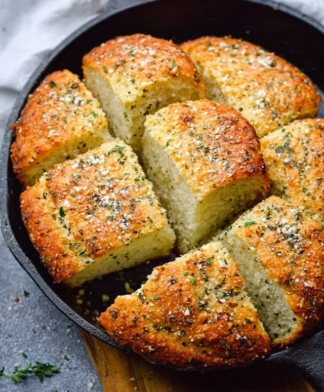 Garlic Butter Keto Bread