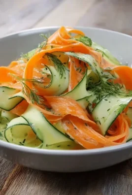 Carrot and Cucumber Ribbon Salad