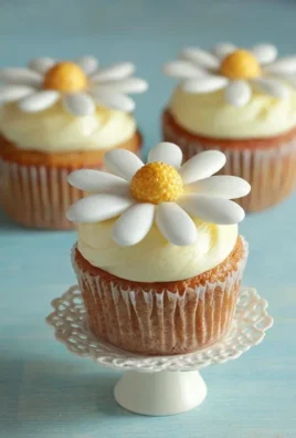 Super Cute Daisy Cupcakes