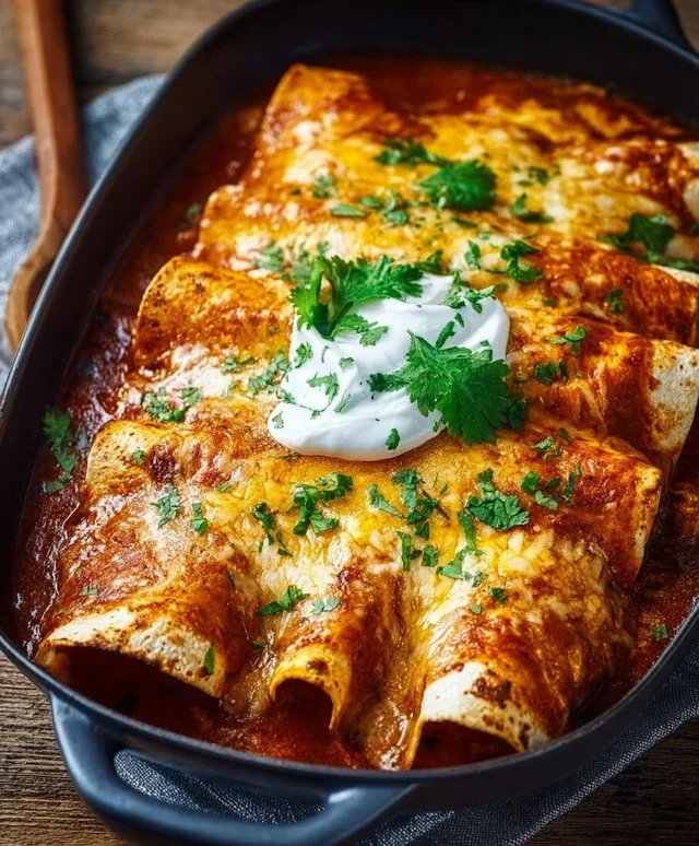 Delicious Chicken Enchiladas