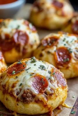 Cheesy Beef Beef Pepperoni Pizza Bombs Recipe