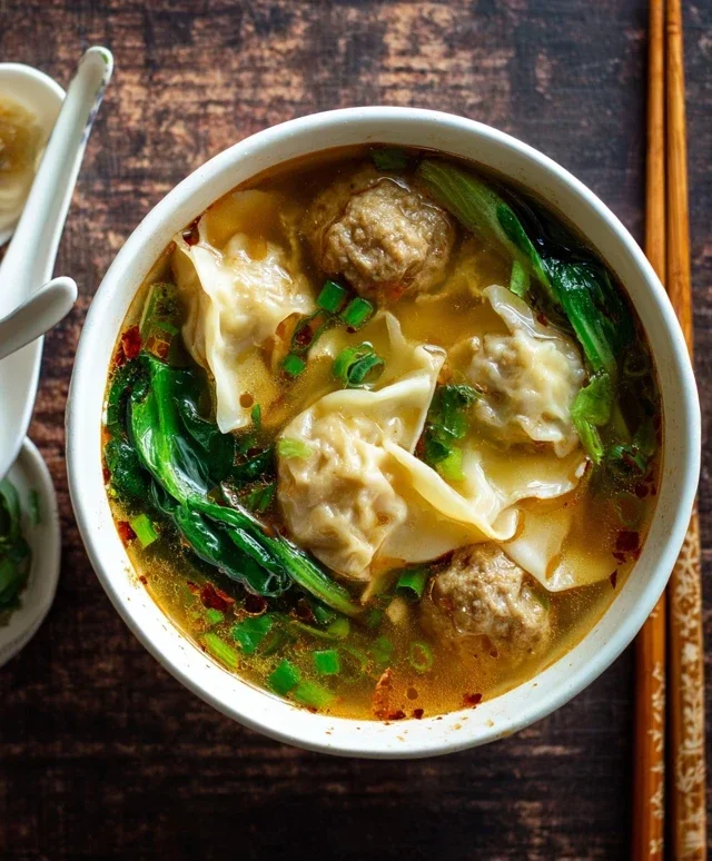 Naked Wonton Soup